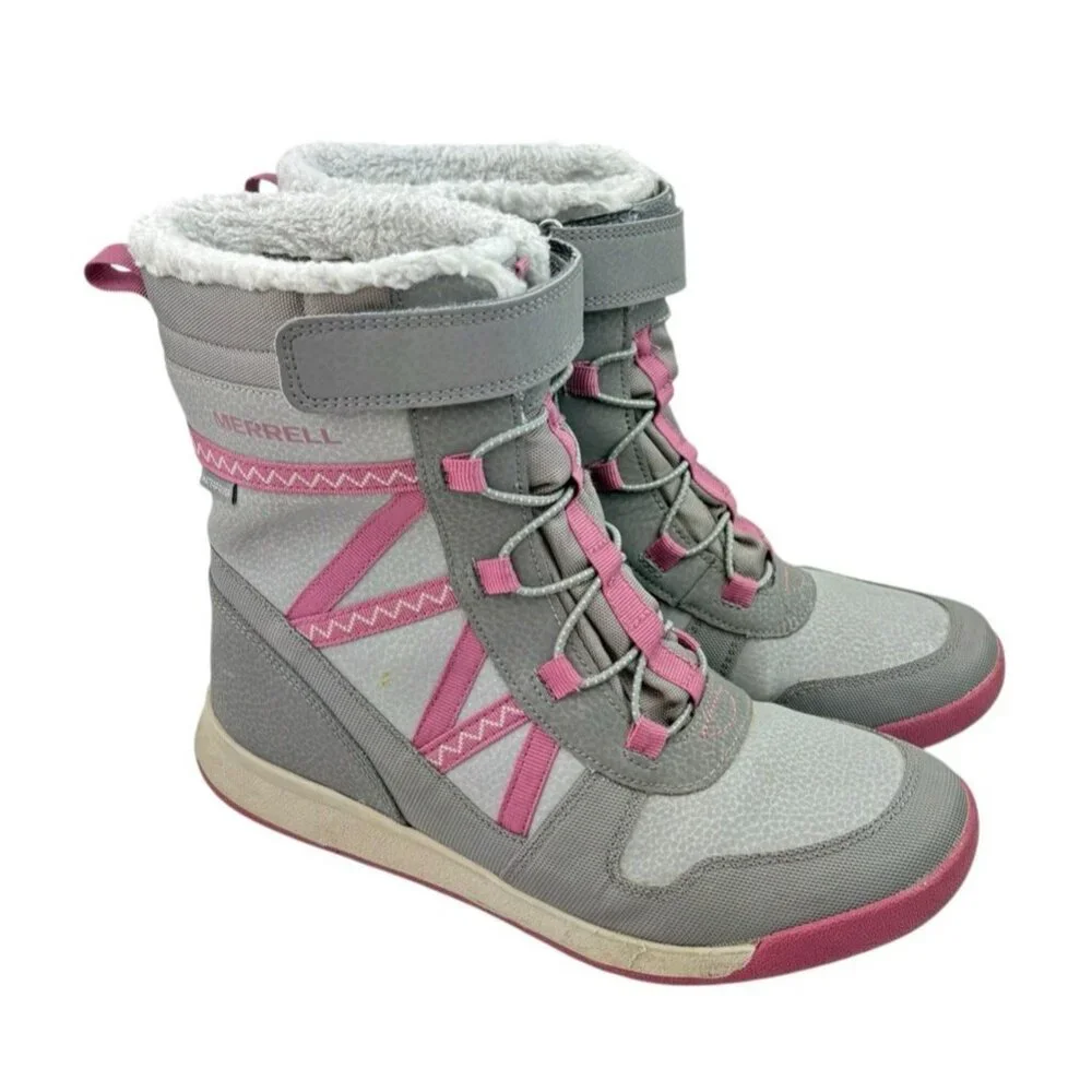 *Merrell  Snow Crush 2.0 Boots Girls Kids Youth Size 5 Warm Winter Outdoor Ski